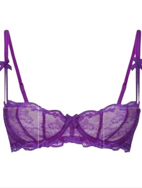 Agent Provocateur Love demi bra in violet. Size 34D